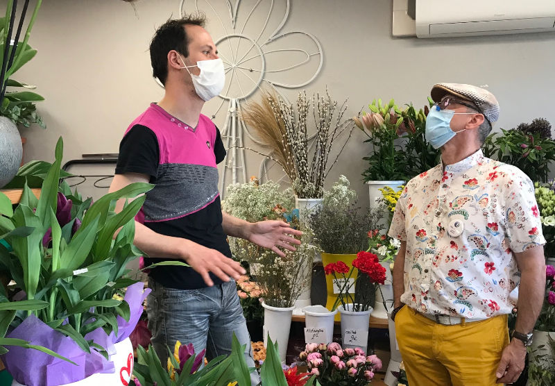 fleuriste le temps d'une fleur
