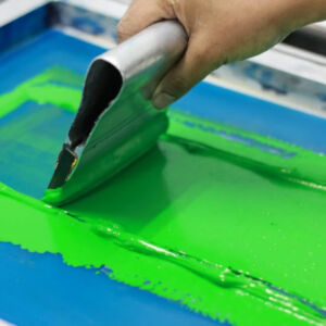 technique d'application de peinture en sérigraphie