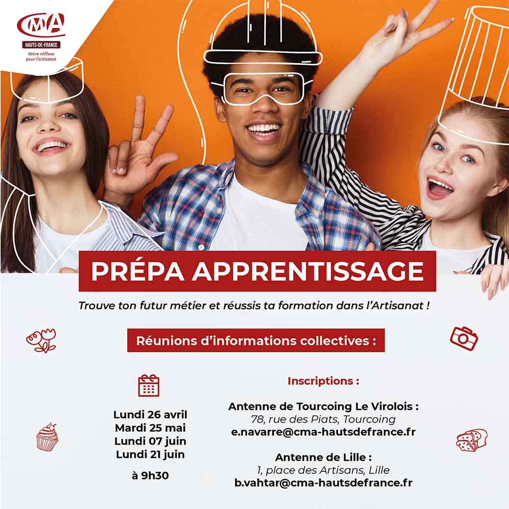 prepa apprentissage CMA Hauts-de-France