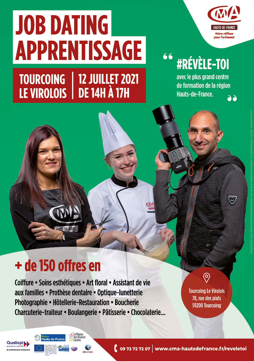 flyer job-dating apprentissage tourcoing