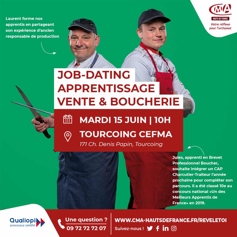 Job-dating apprentissage en vente et boucherie