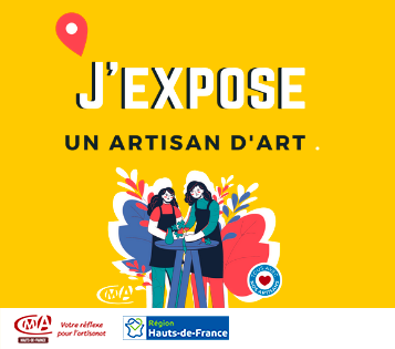 visuel expose un artisan d'art