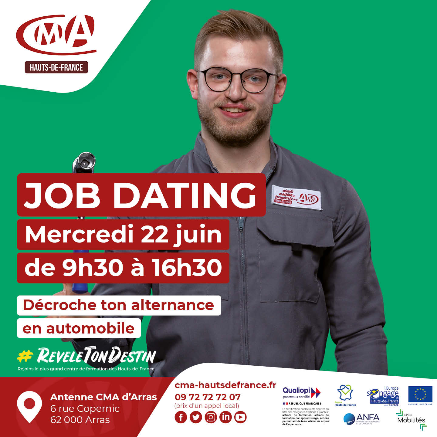 job dating automobile cma arras