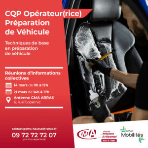 formation CQP OPV automobile arras
