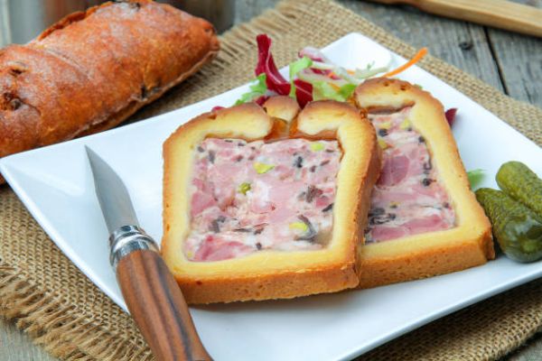 duck crust pâté (cold cuts)