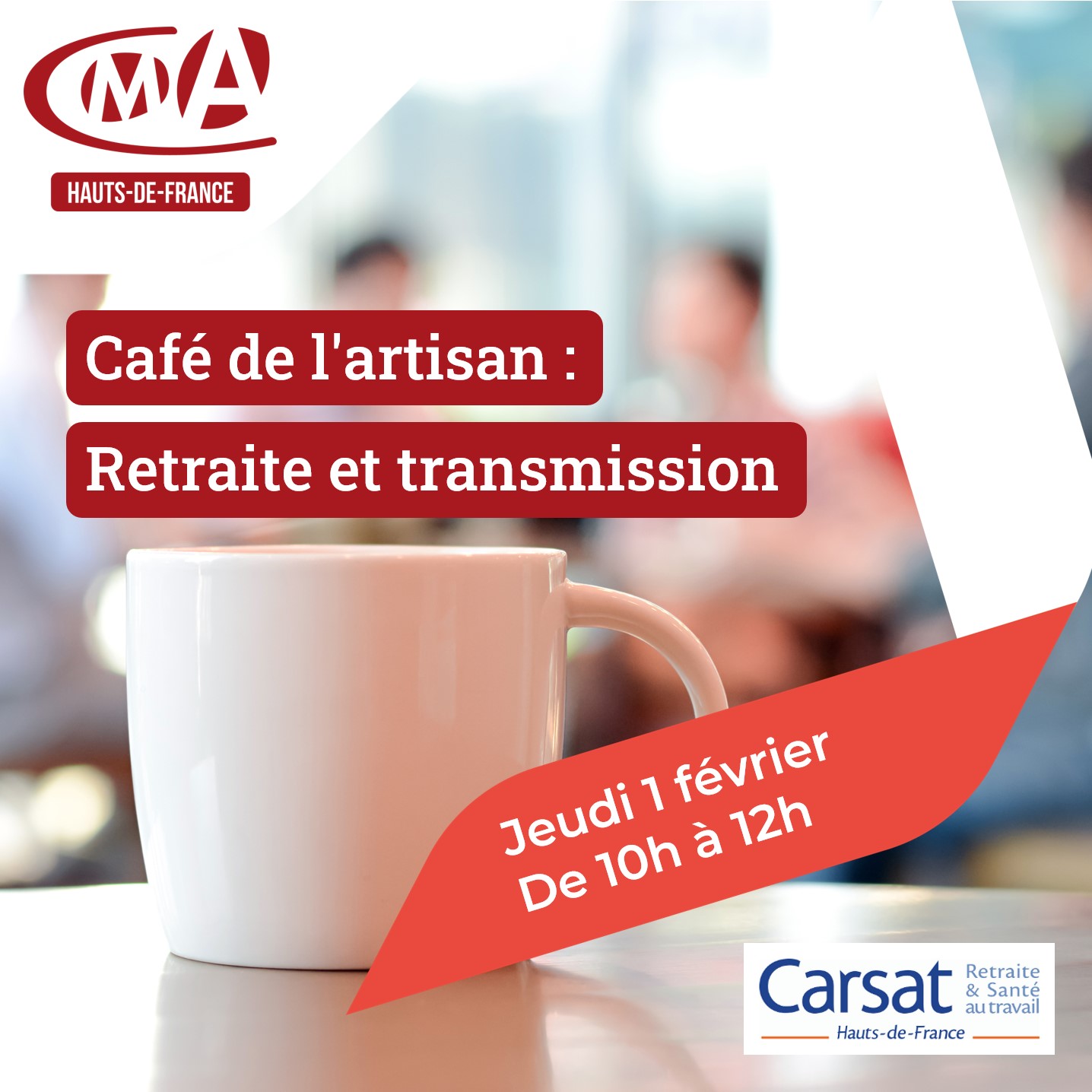 café de l'artisan, retraite et transmission