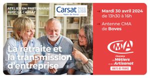 atelier retraite boves amiens 30 avril