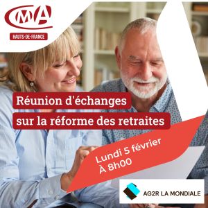 réunion réforme des retraites arras AG2R