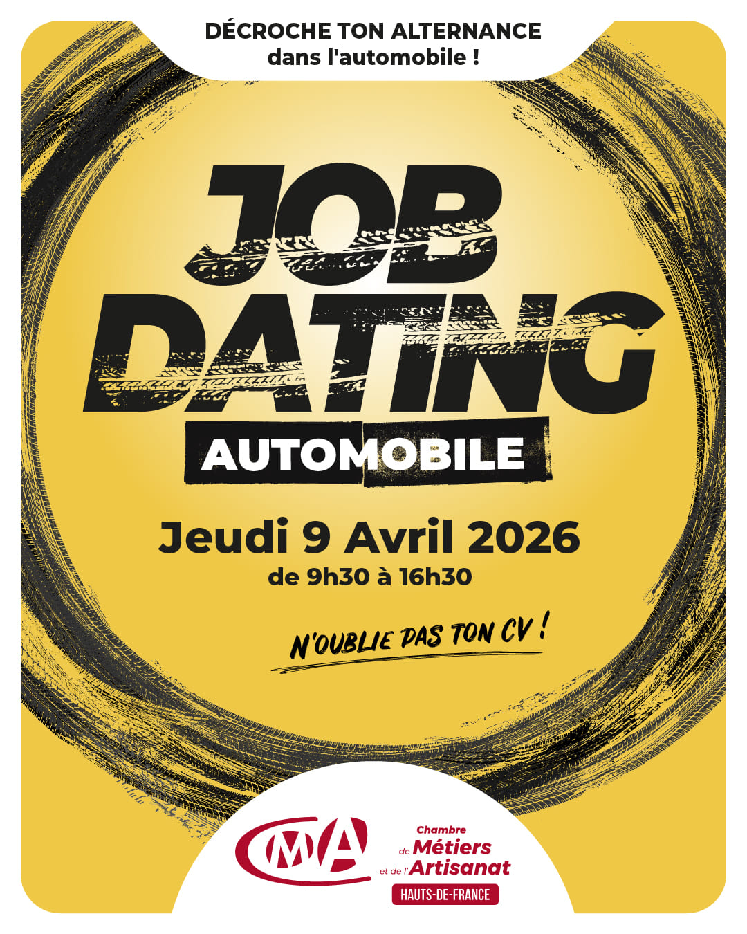 Job Dating Automobile CMA Formation Arras