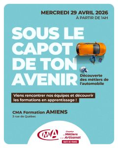 Découverte des métiers automobile amiens 29 avril